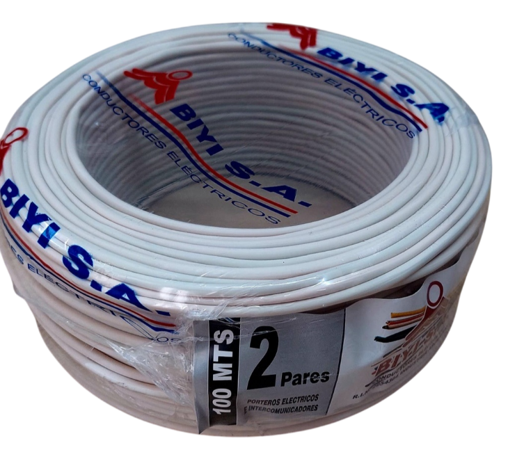CABLE ALARMA 2 PARES - BIYI