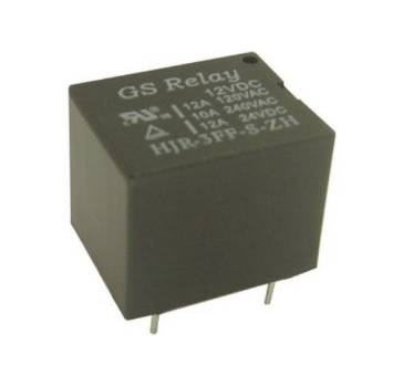 RELE HJR-3FF-12V - RELE BOBINA 12V (400E); 10A 240V 1INV.
