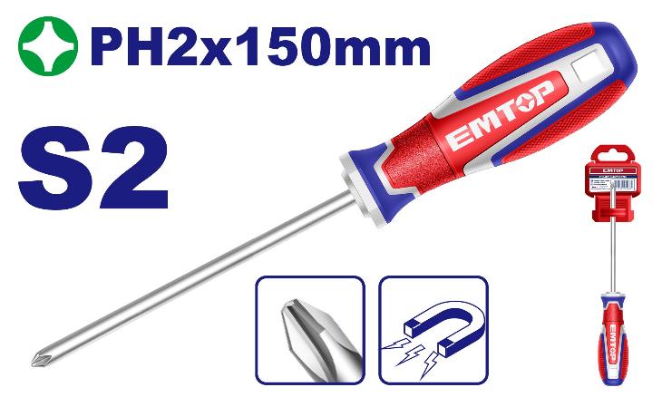 DESTORNILLADOR PH2x150mm (ESDPH2150)