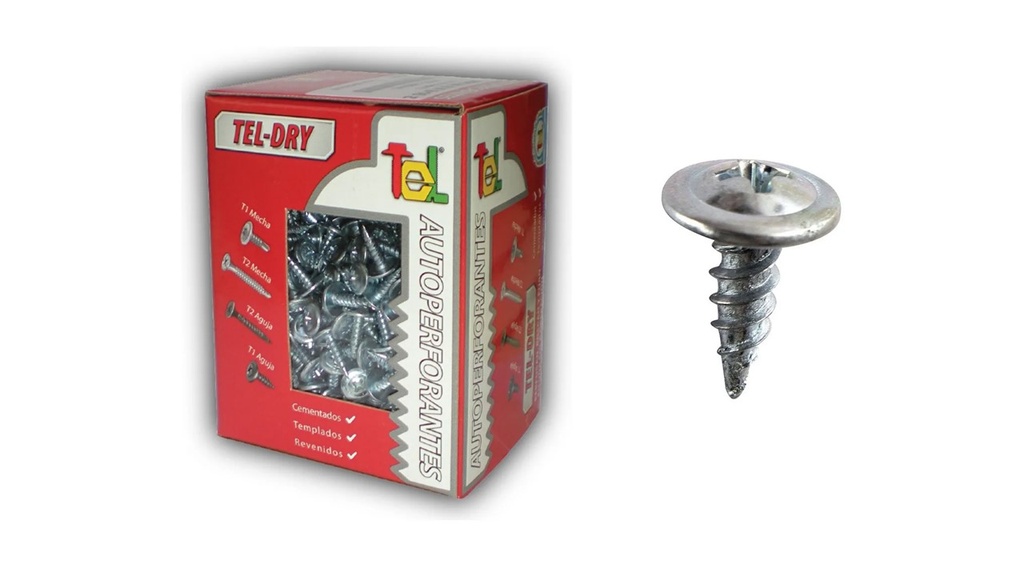 AGUJA T1 8 x 9/16 ZINCADO PACK 10 UNIDADES TEL