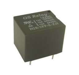 RELE HJR-3FF-12V - RELE BOBINA 12V (400E); 10A 240V 1INV.