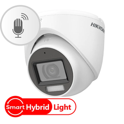 DOMO DS-2CE76K0T-LMFS-0280 - HIBRIDA C/AUDIO -METAL HIKVISION 5 MPX